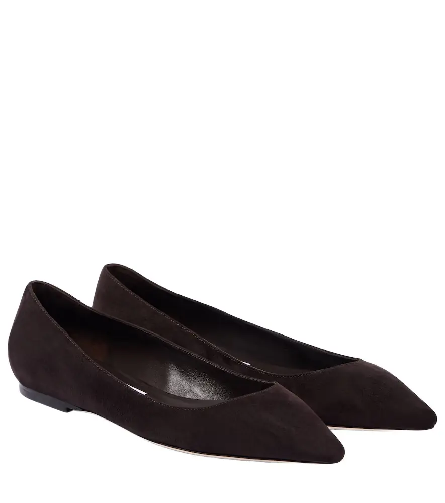 Jimmy Choo Romy suede ballet flats - Women's Shoes