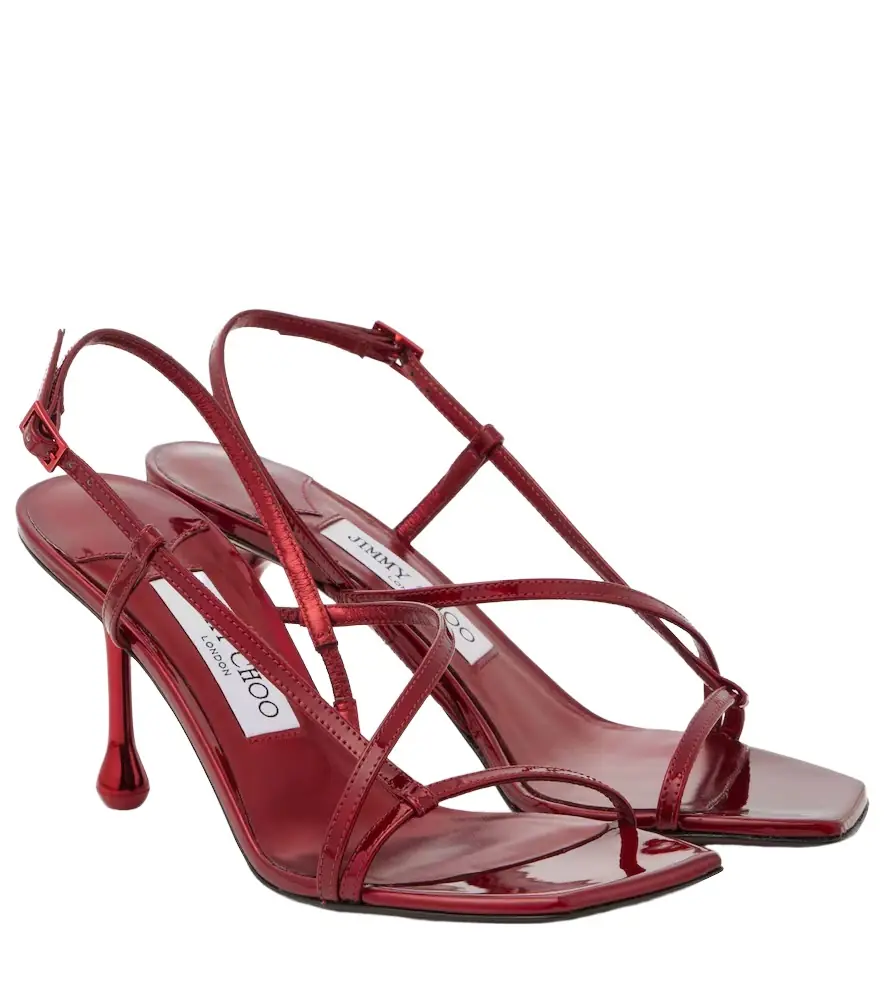 Jimmy Choo Etana 80 leather sandals - Women's Shoes