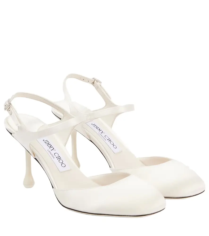 Jimmy Choo Pixie 80 satin pumps - Women's Shoes