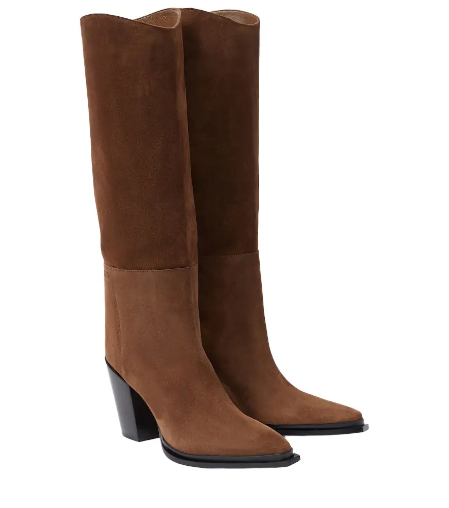 Jimmy Choo Cece 80 suede knee-high boots - Women's Shoes