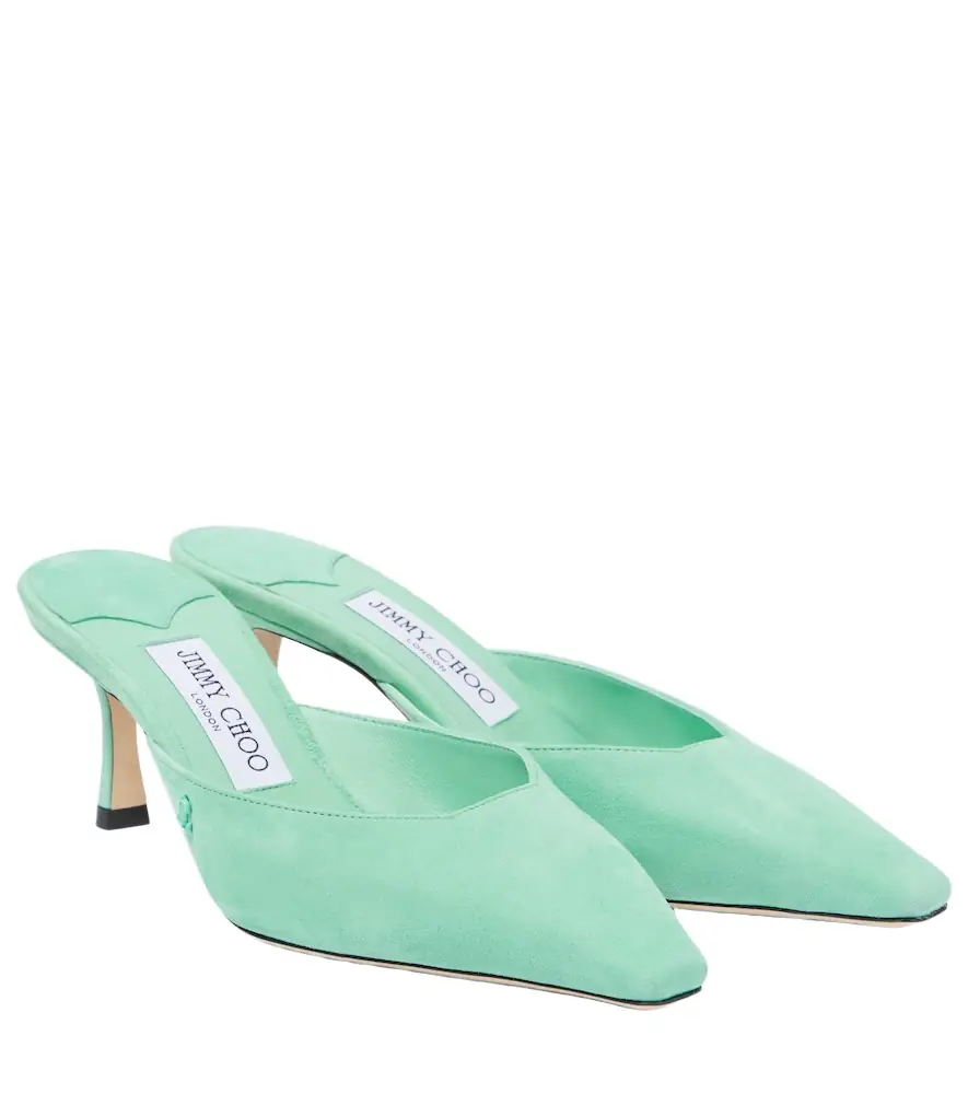 Jimmy Choo Vivi 65 suede mules - Women's Shoes