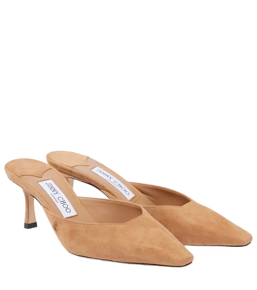Jimmy Choo Vivi 65 suede mules - Women's Shoes
