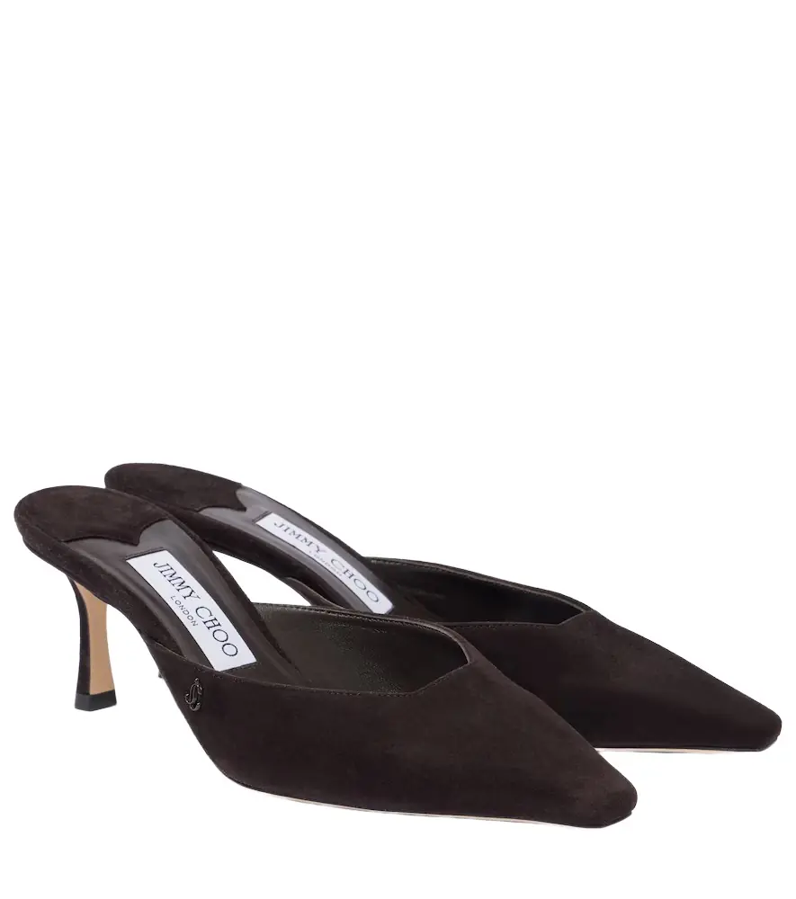 Jimmy Choo Vivi 65 suede mules - Women's Shoes