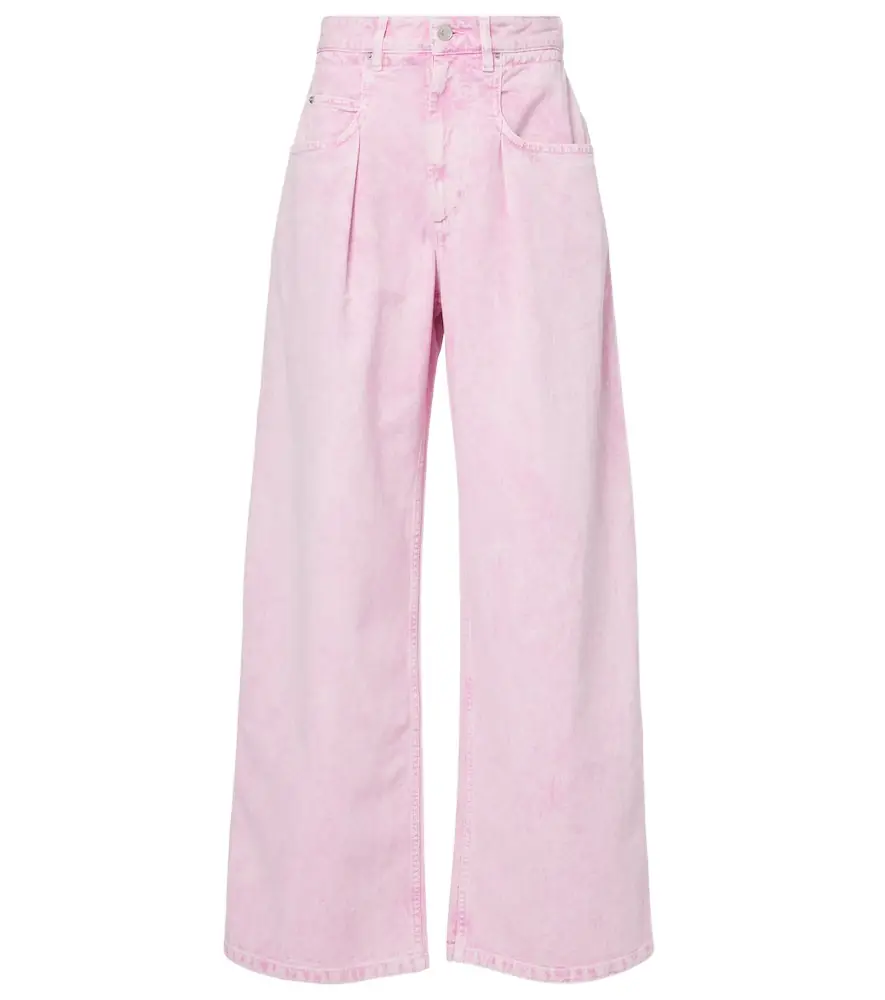 Marant Etoile Rachelle high-rise wide-leg jeans