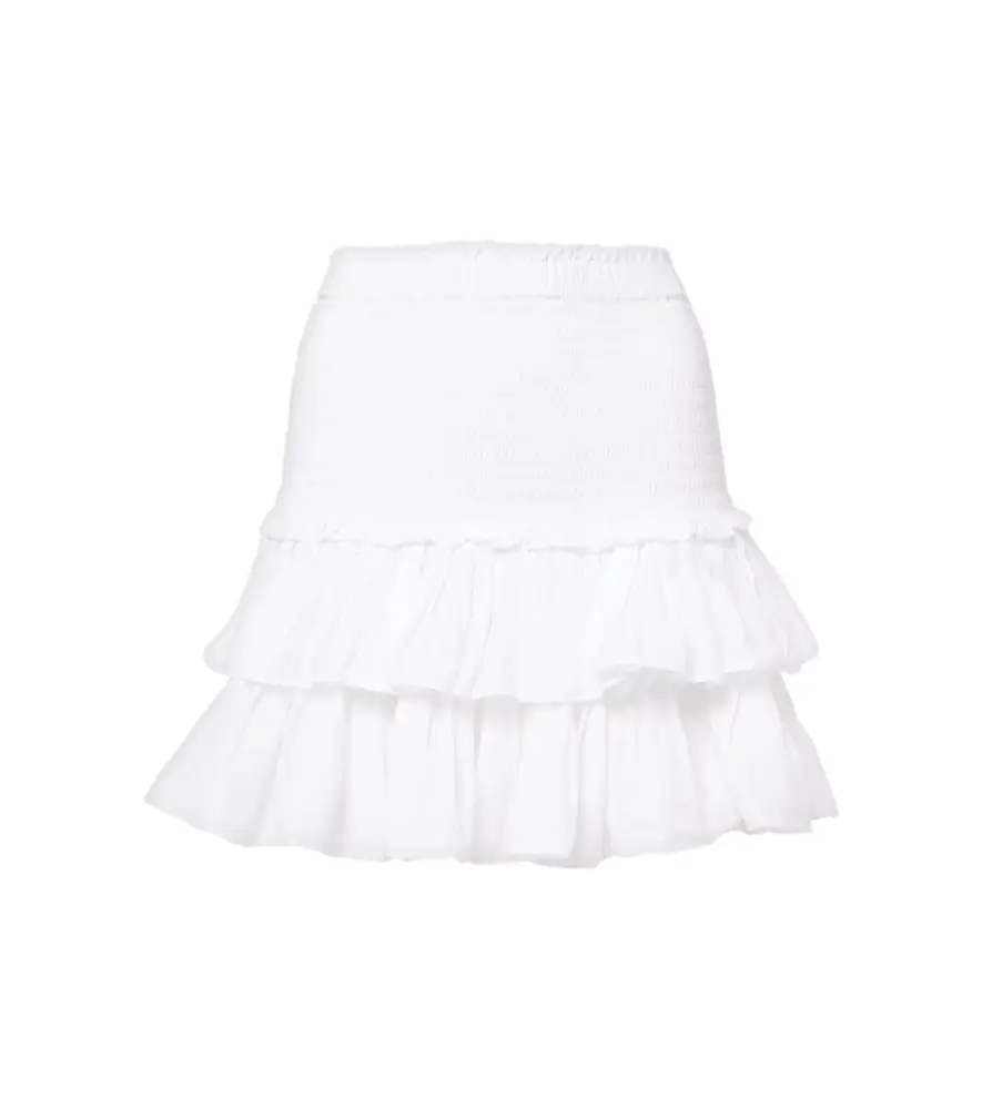 Marant Etoile Naomi cotton-blend miniskirt