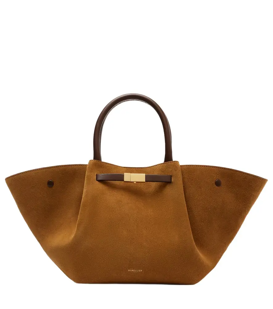 DeMellier New York Midi suede tote bag