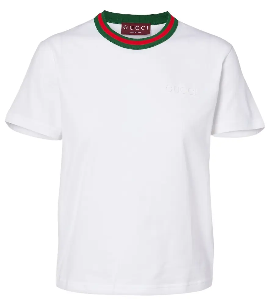 Gucci New 70s printed cotton jersey T-shirt