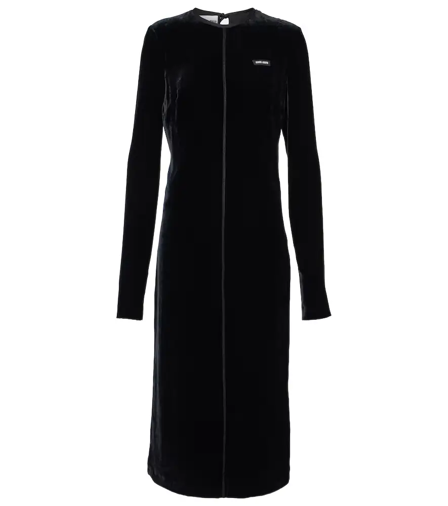 Miu Miu Satin midi dress
