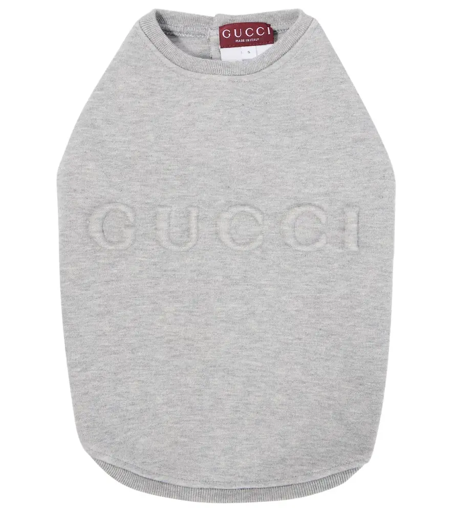 Gucci Logo embossed dog sweatshirt