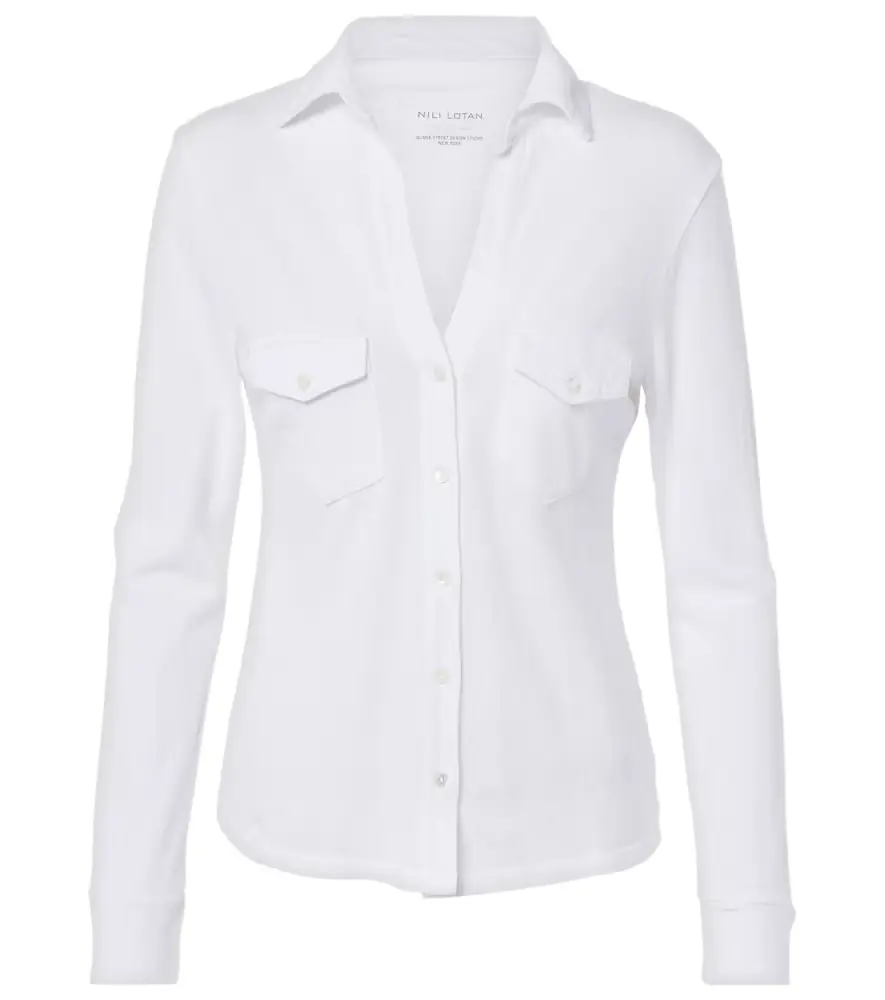 Nili Lotan Liam cotton shirt