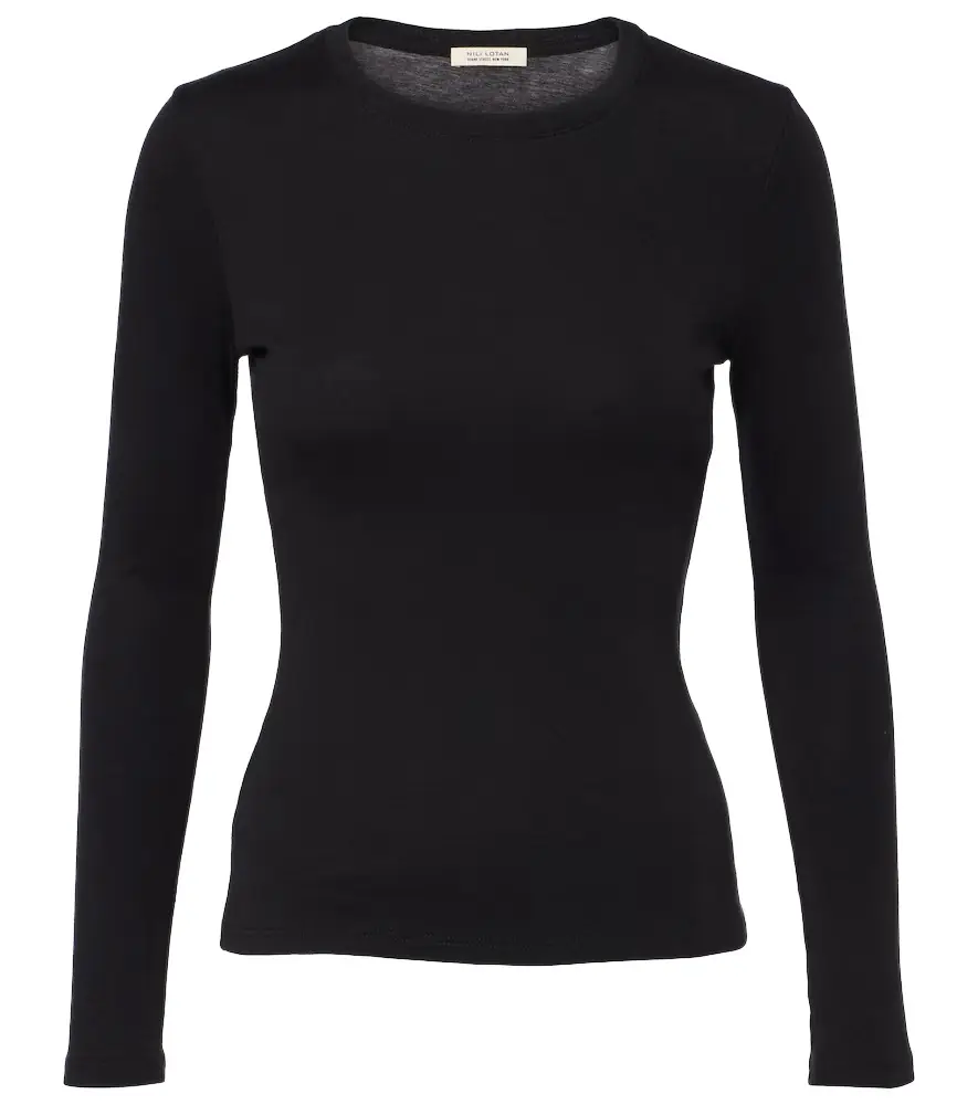 Nili Lotan Emelie cotton jersey T-shirt