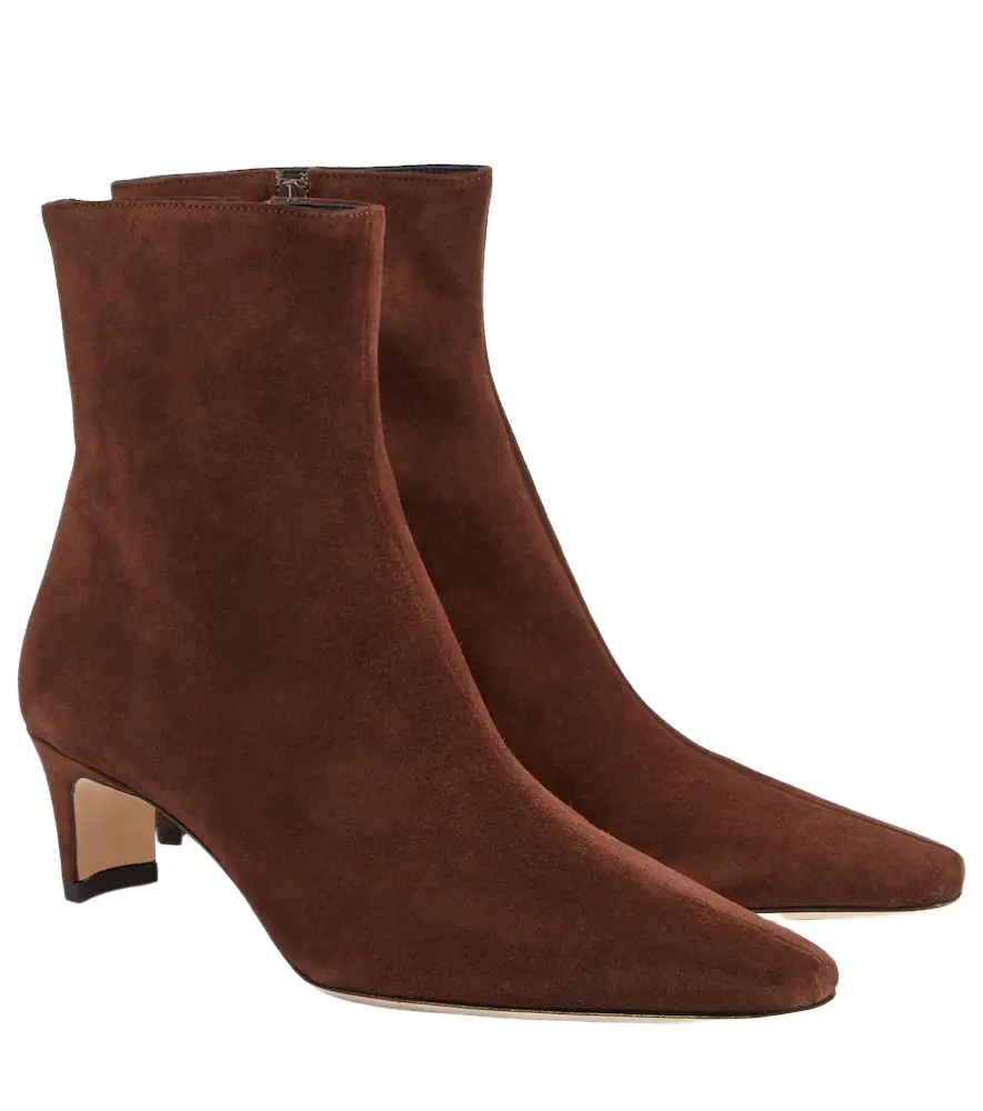 Staud Wally 55 suede ankle boots