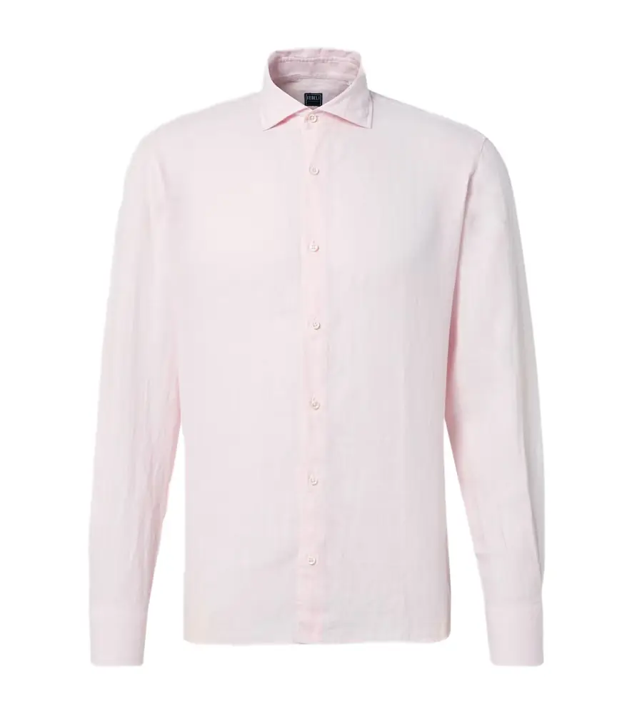 Fedeli Linen Oxford shirt