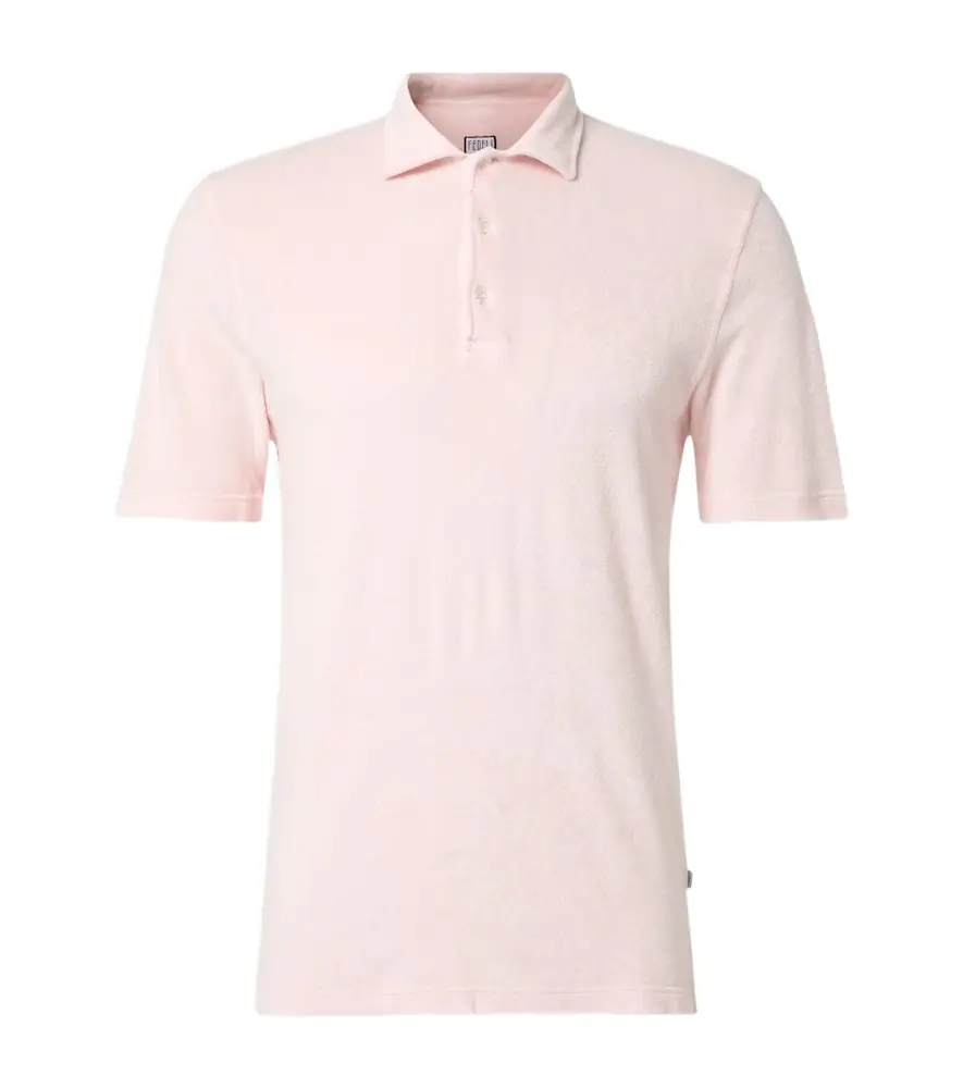 Fedeli Cotton terry polo shirt
