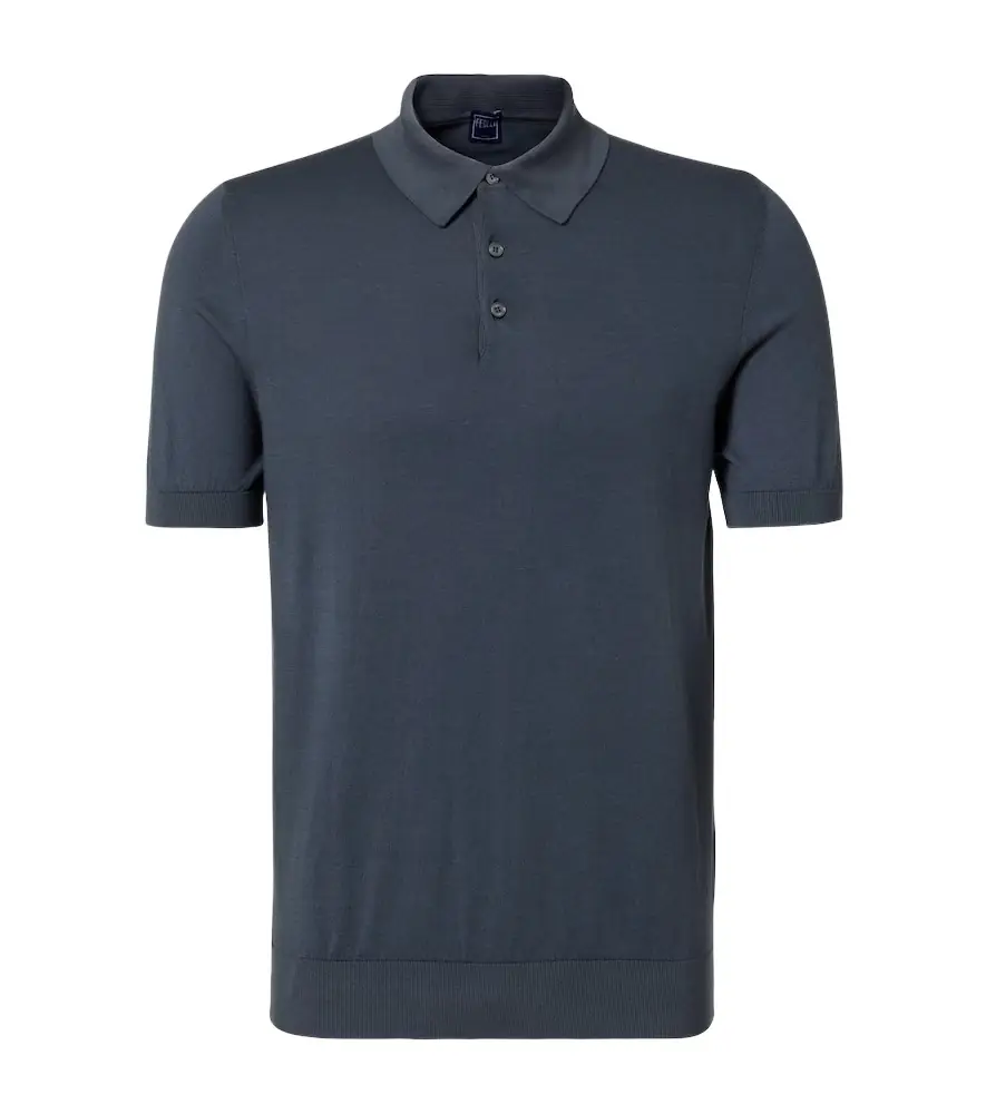 Fedeli Cotton polo shirt