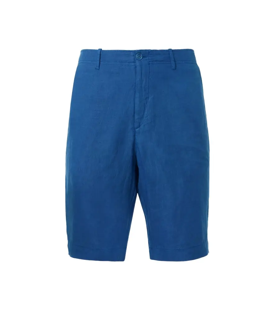 Fedeli Ajaccio linen Bermuda shorts