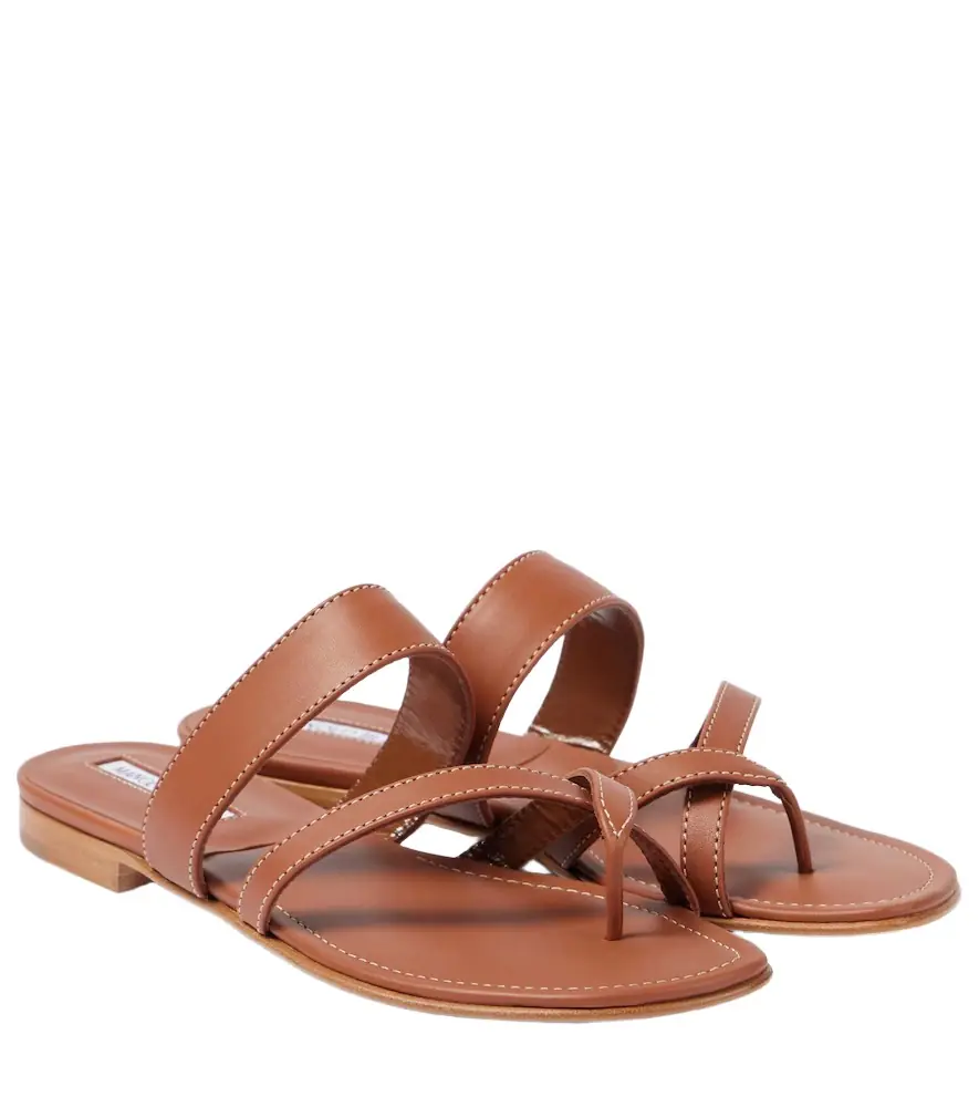 Manolo Blahnik Susacru leather sandals