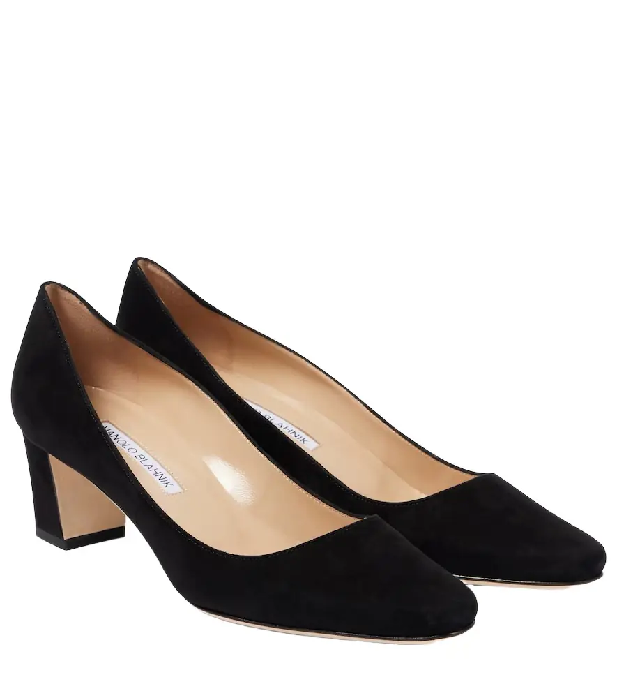 Manolo Blahnik Okkatopla 50 suede pumps