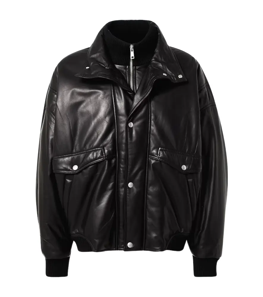 Prada Leather bomber jacket
