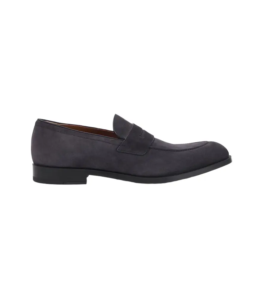 Zegna New Classic leather penny loafers