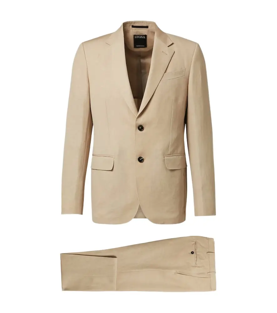 Zegna Trofeo wool and linen suit