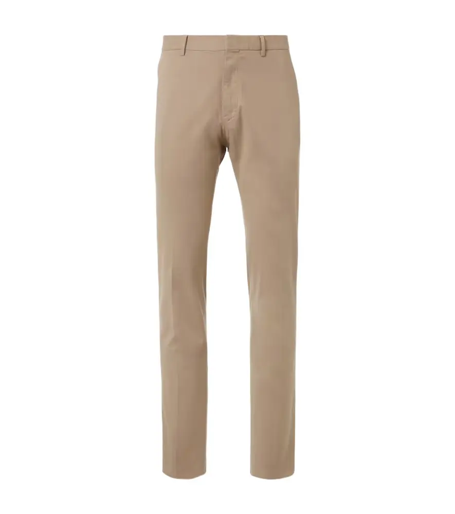 Zegna Cotton-blend slim pants