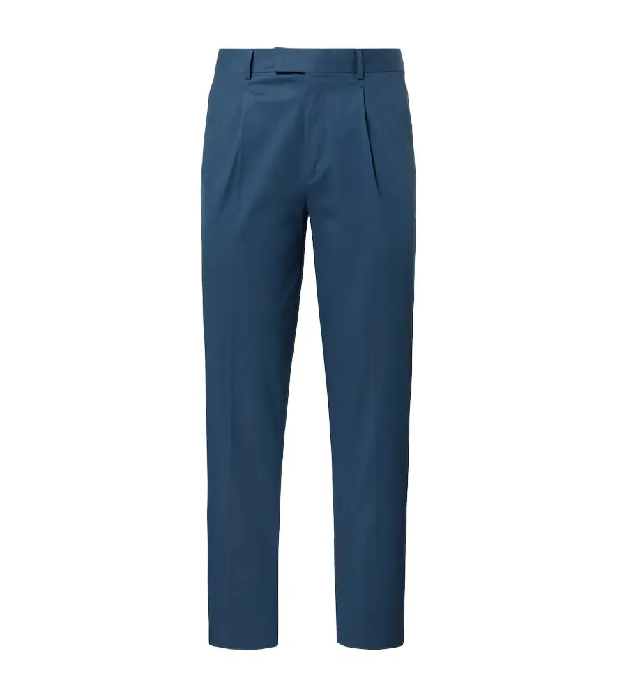Zegna Cotton straight pants