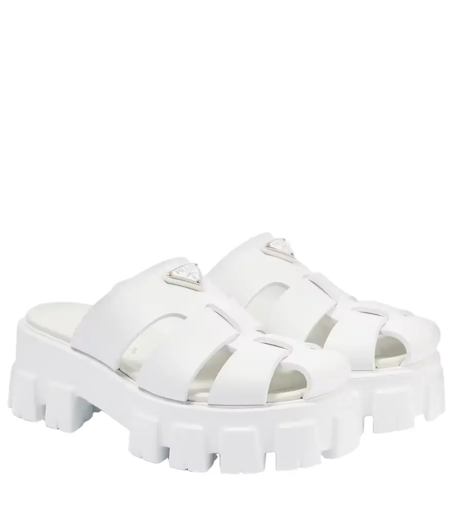 Prada Platform fisherman sandals
