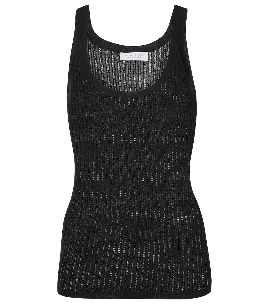 Gabriela Hearst Nevin cashmere and silk tank top
