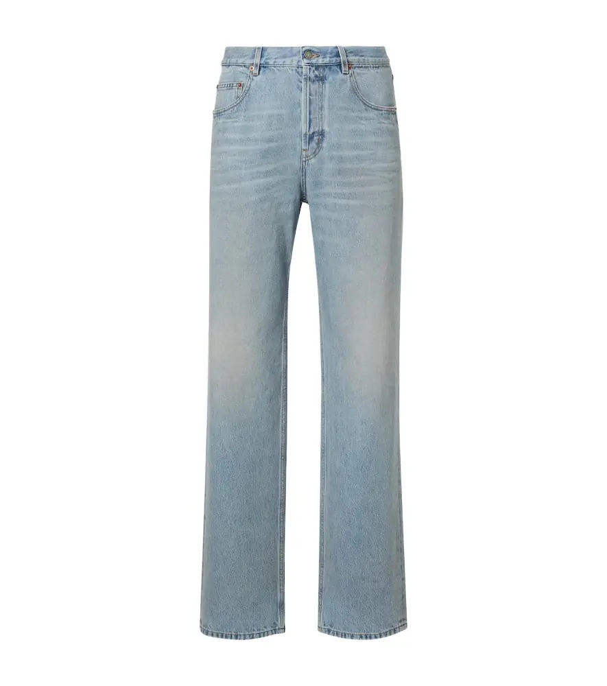 Saint Laurent Mid-rise straight jeans