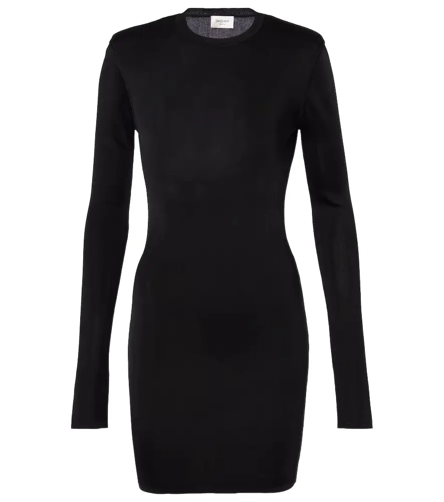 Saint Laurent Knitted minidress
