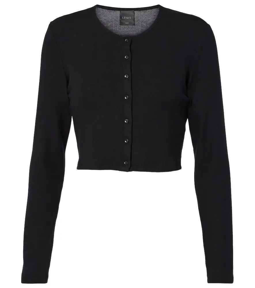 Leset Lauren cropped cardigan