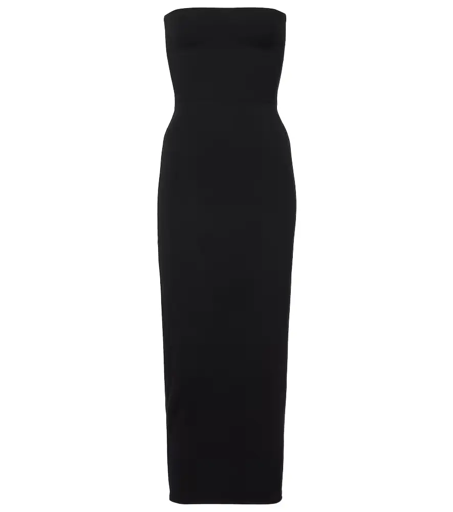 Leset Rio bandeau jersey midi dress