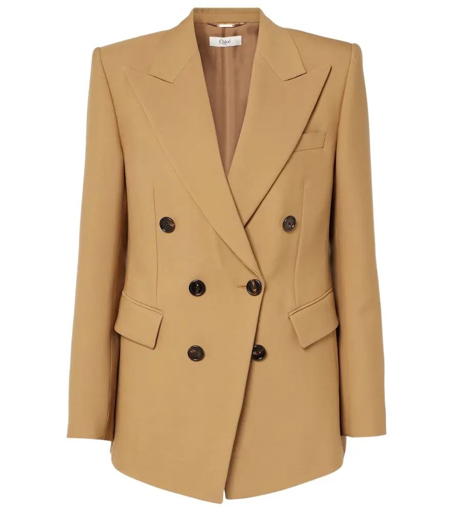 Chloe Chloé Wool grain de poudre blazer