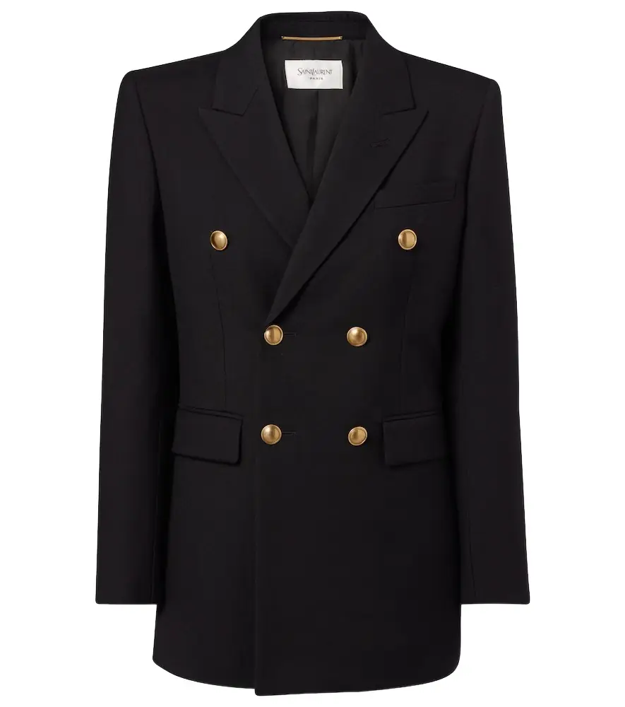Saint Laurent Wool gabardine blazer
