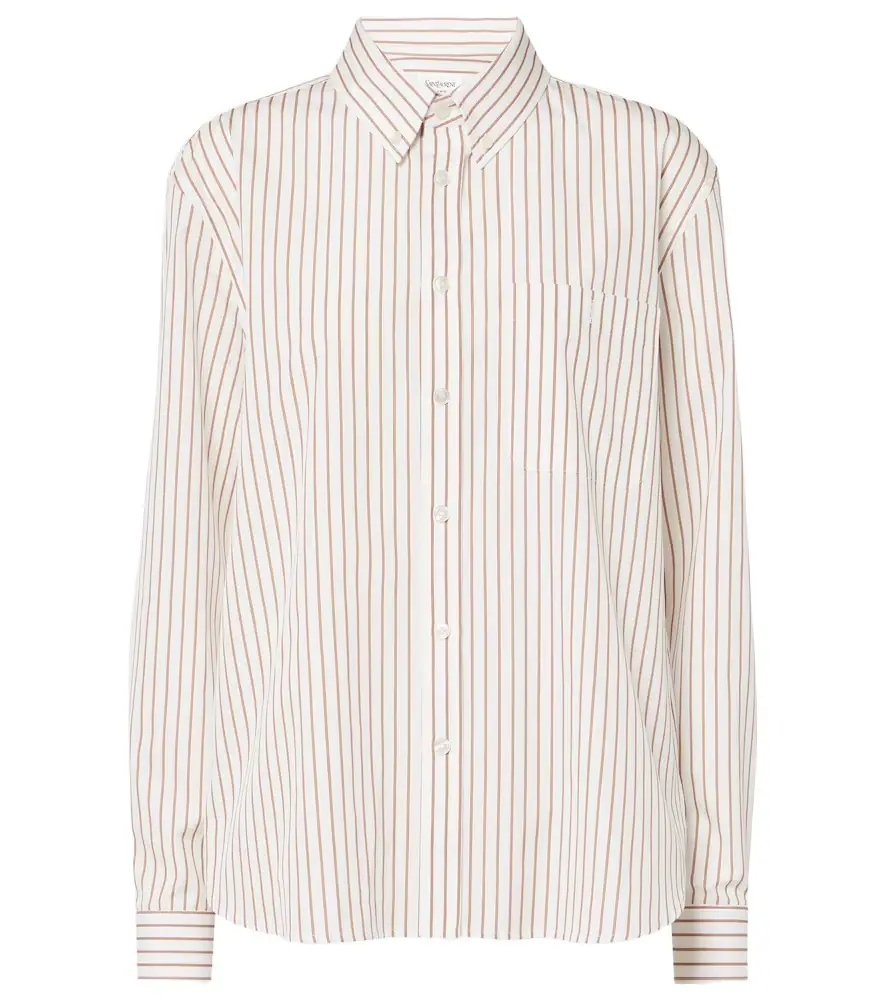 Saint Laurent Cassandre cotton shirt