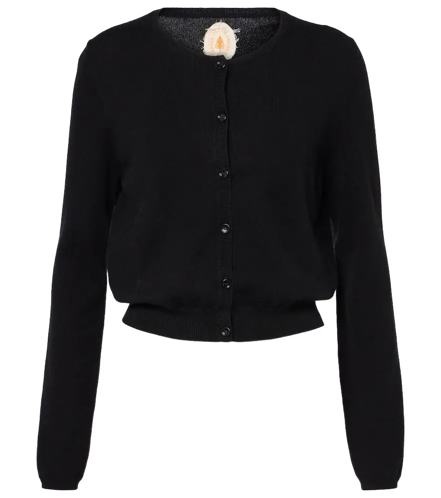 Jardin des Orangers Cotton and cashmere cardigan
