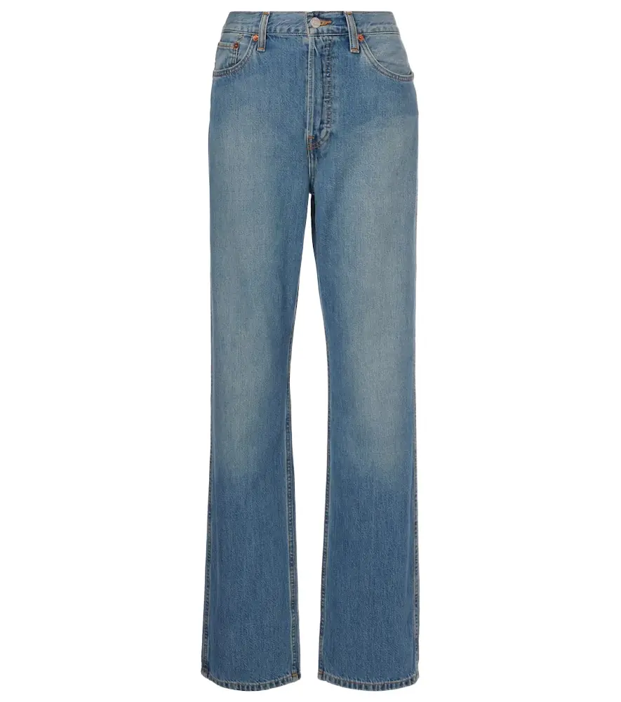 Re/Done 90s high-rise straight jeans