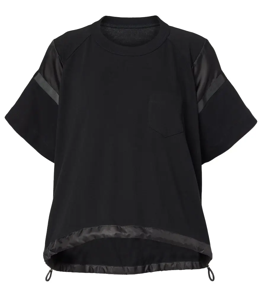 Sacai Cotton jersey T-shirt