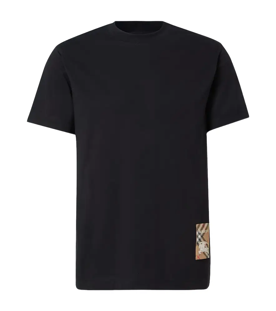 Burberry Check cotton T-shirt