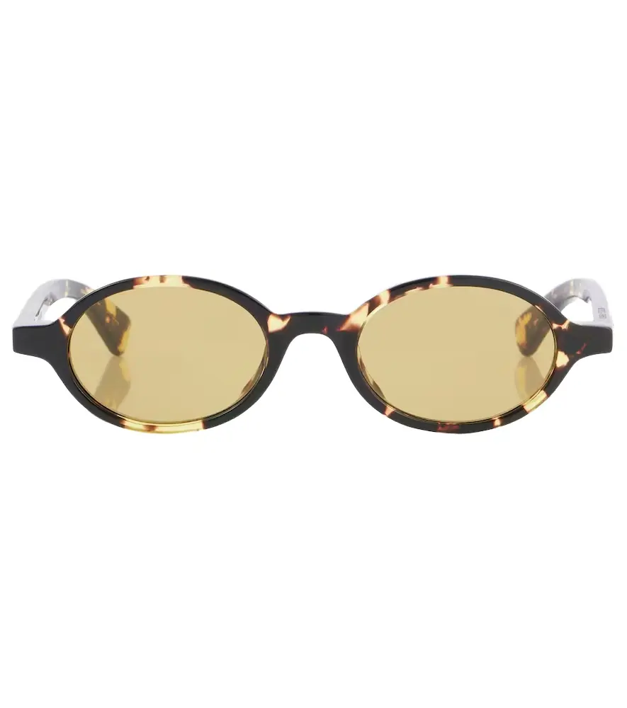 Bottega Veneta Classic oval sunglasses