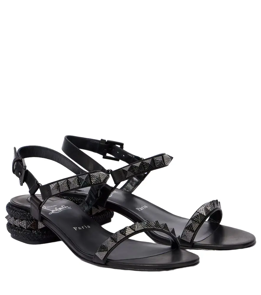 Christian Louboutin Pyrasand 30 leather sandals