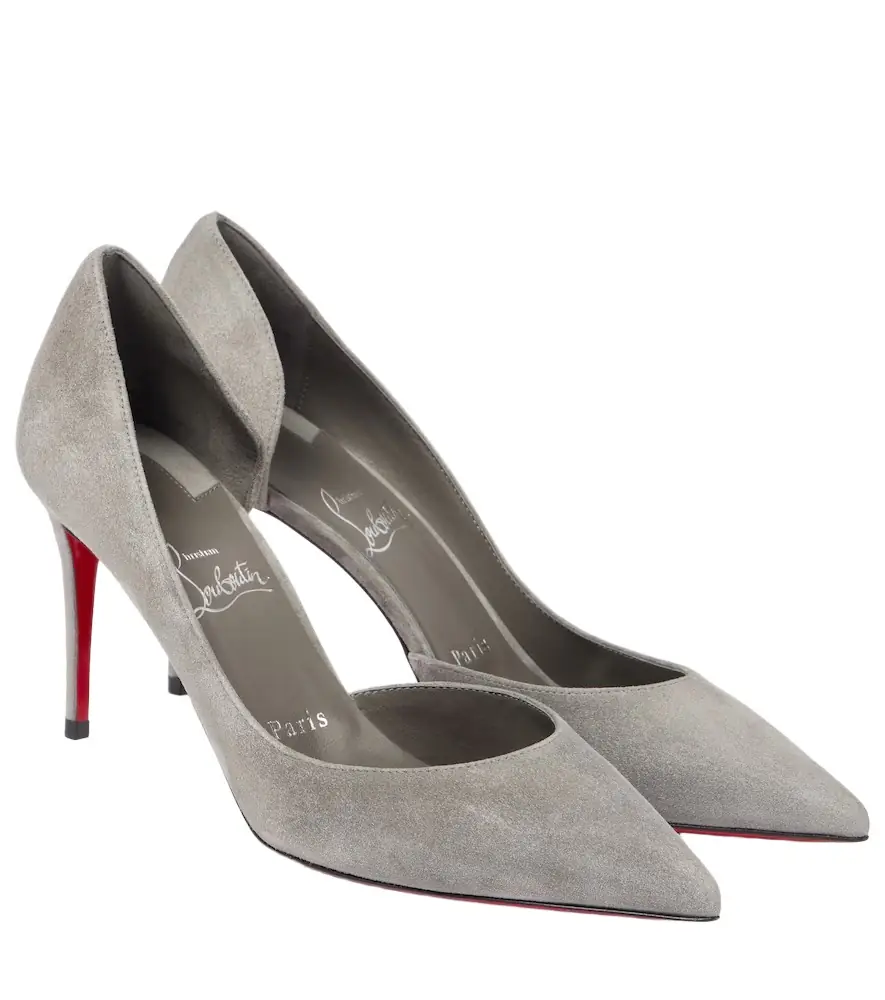 Christian Louboutin Irizia 85 suede pumps