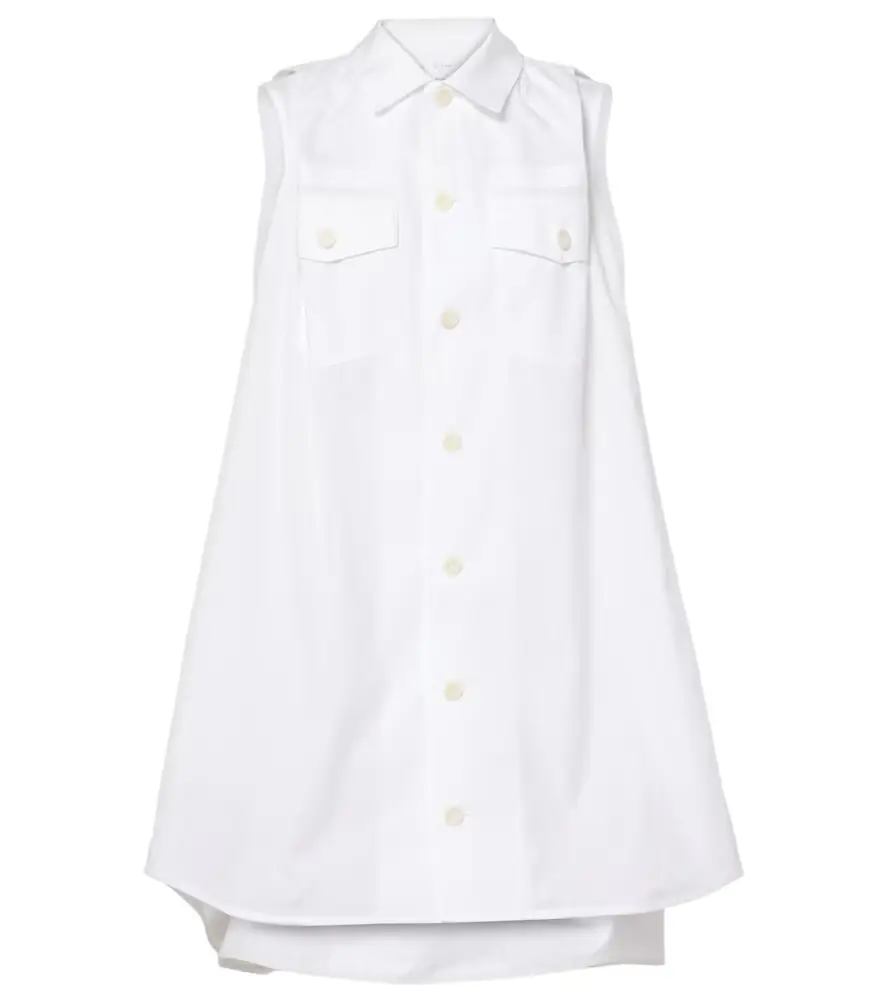 Sacai Poplin minidress
