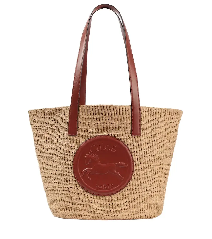 Chloe Chloé Horse Medal Large basket bag
