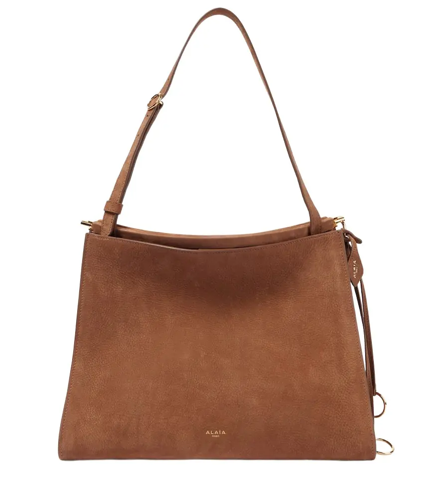 Alaia Alaïa Le Click Medium suede shoulder bag