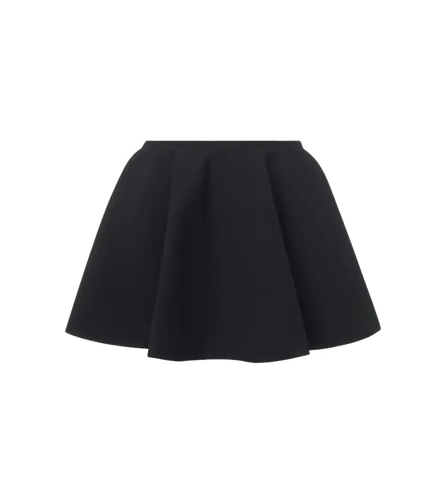 Alaia Alaïa Pleated godet miniskirt