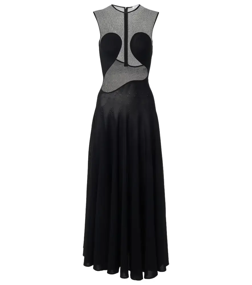 Alaia Alaïa Paneled maxi dress