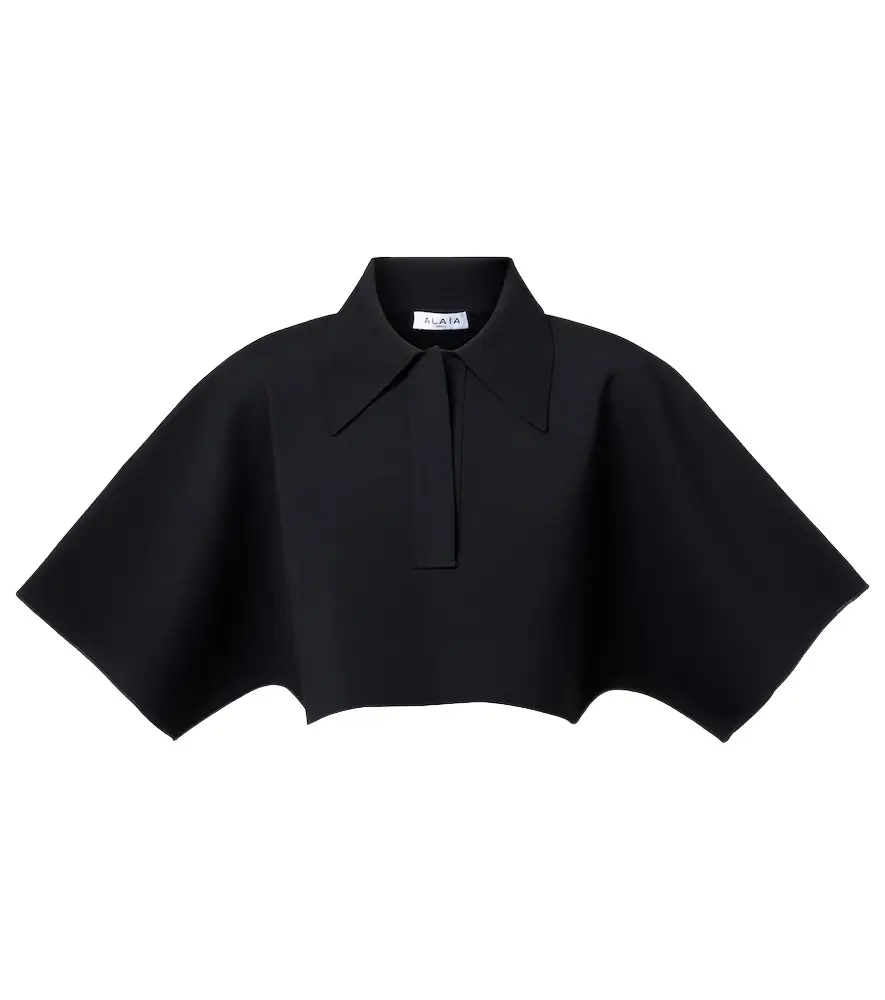 Alaia Alaïa Cropped polo shirt