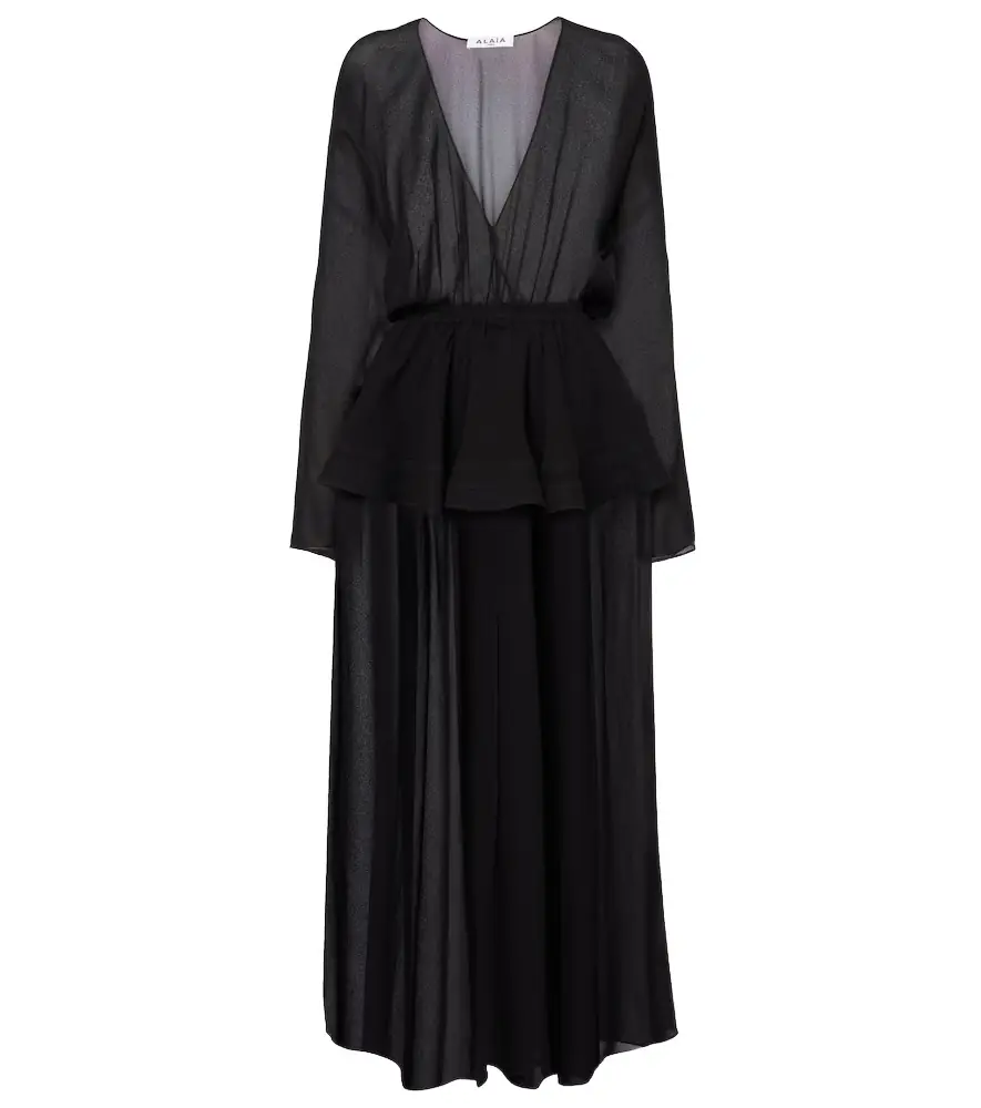Alaia Alaïa Peplum midi dress
